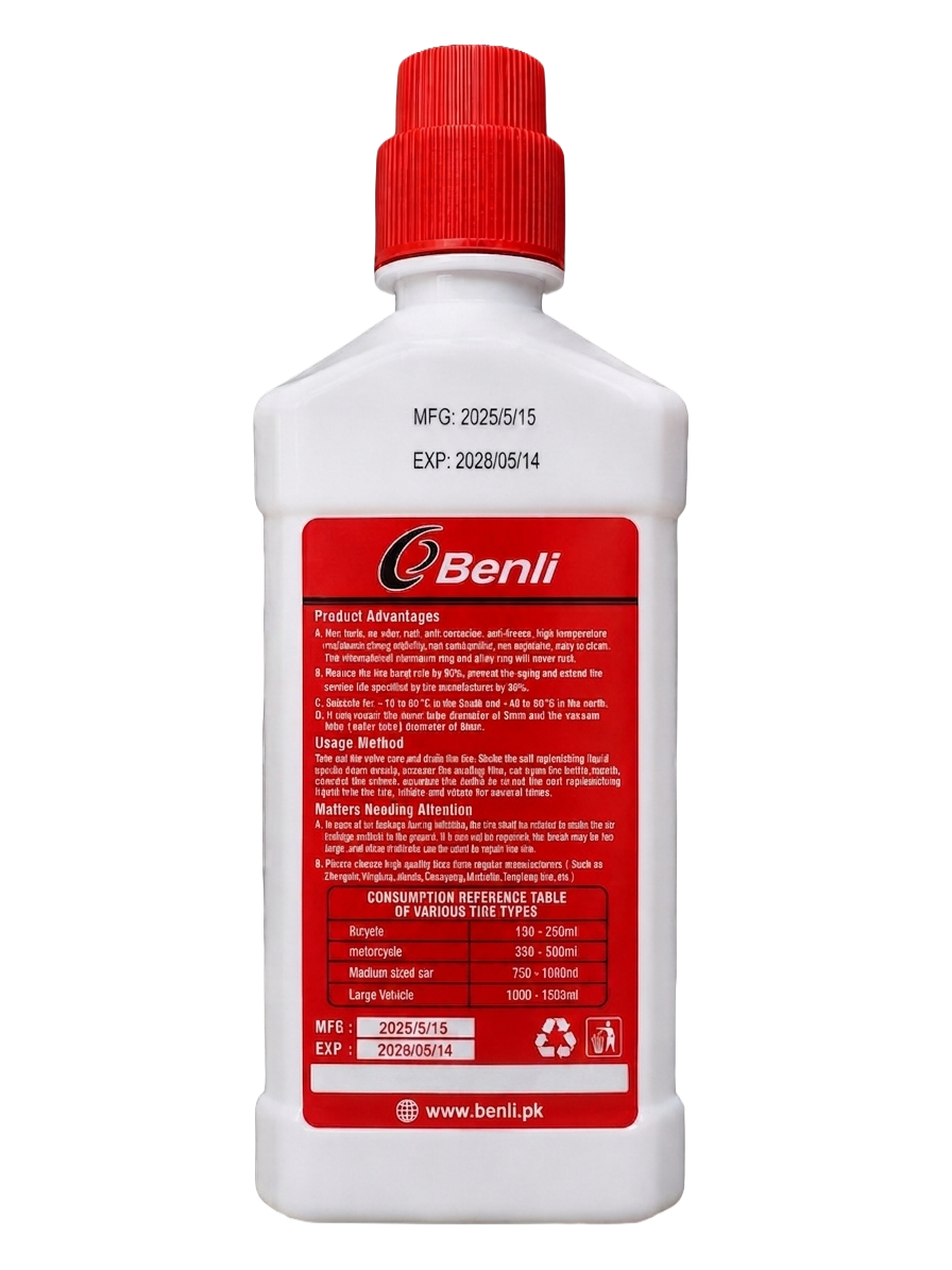 400ml Benli Tire Sealant